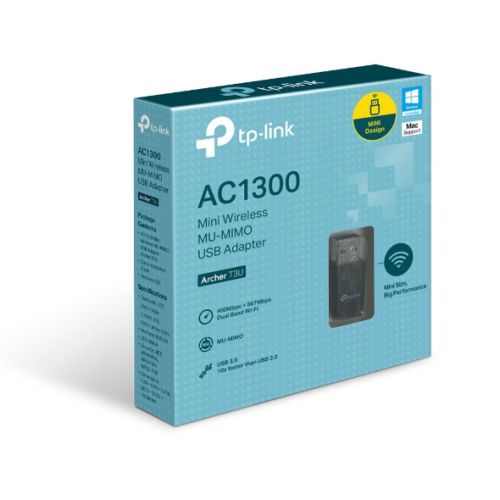 ARCHER T3U AC1300 Mini Wireless MU-MIMO USB Adapter ARCHER T3U