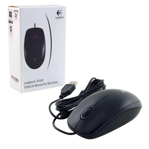 B100, Optical USB Mouse, Black OEM