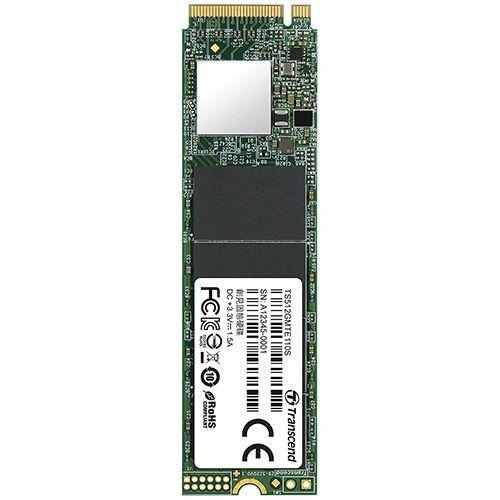 SSD M.2 NVMe 512GB 2280, (PCIe Gen3x4), 3D TLC, DRAM-less, Read 1,800 MB/s, Write 1,500 MB/s